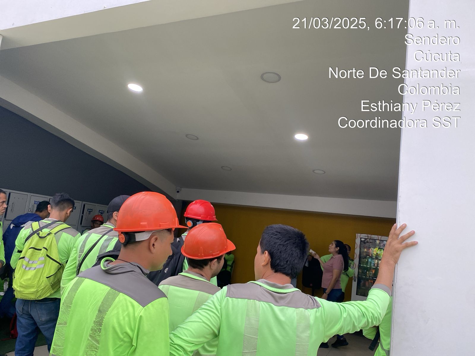 Evidencia de capacitación