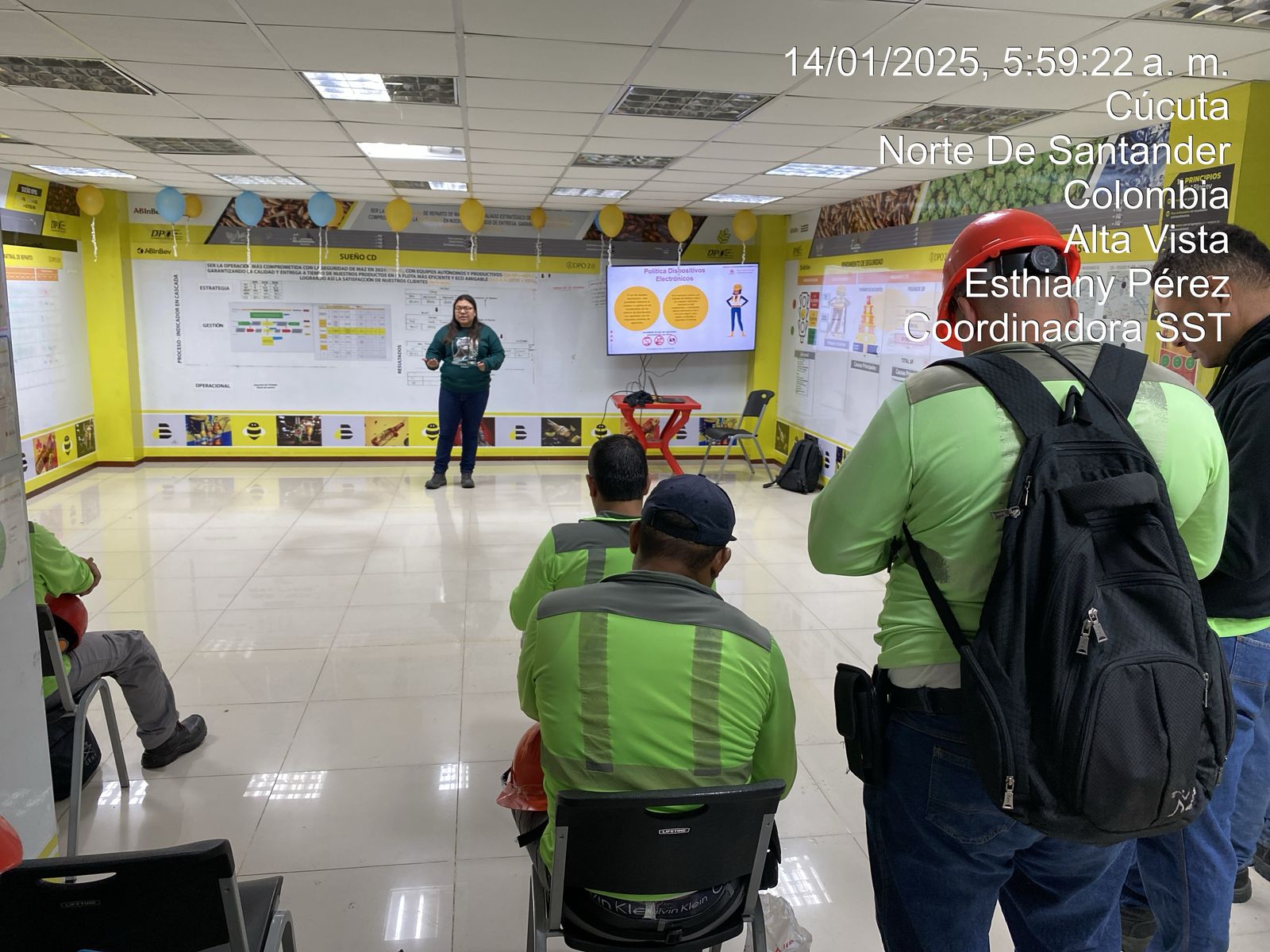 Evidencia de capacitación