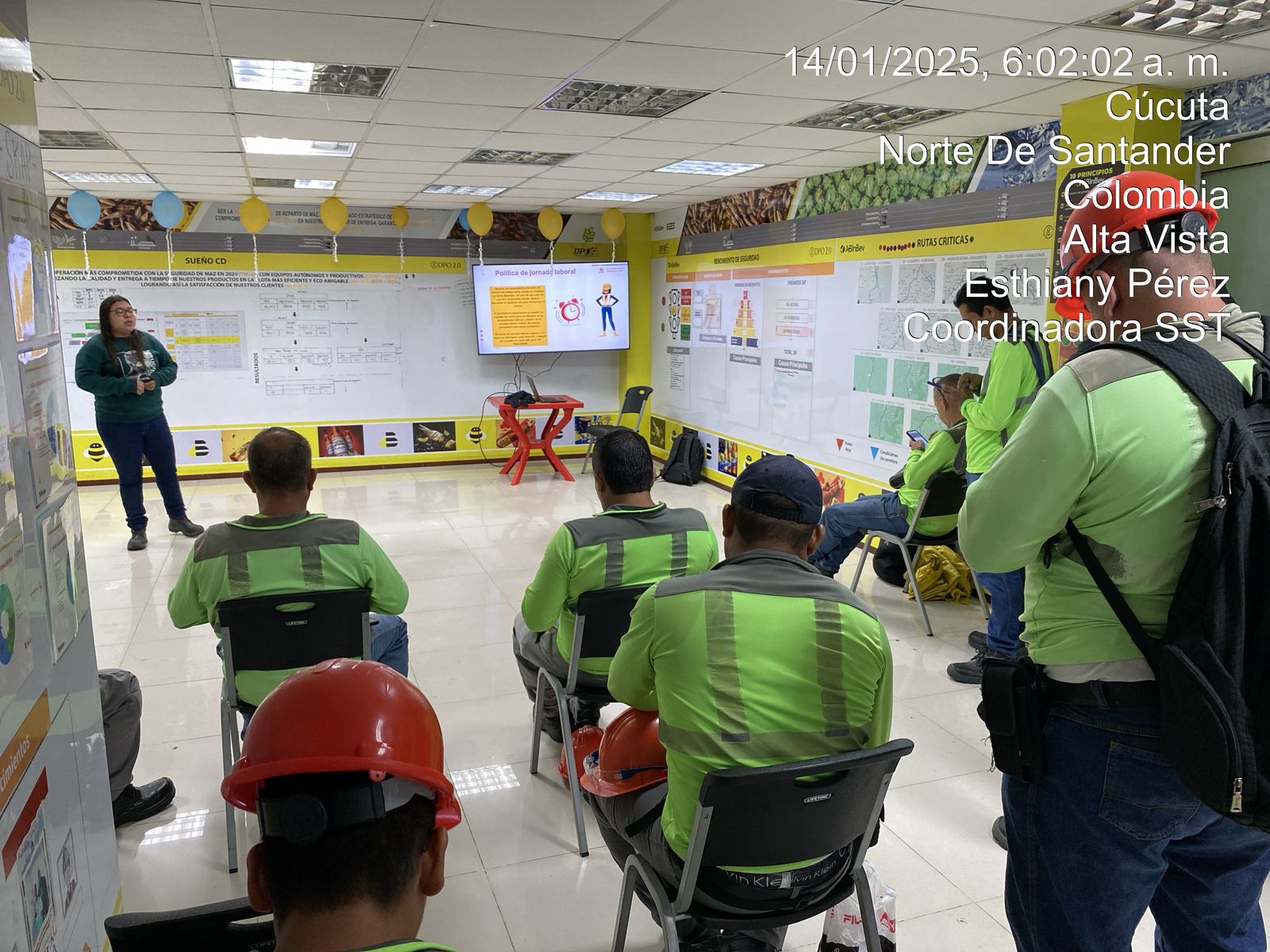 Evidencia de capacitación