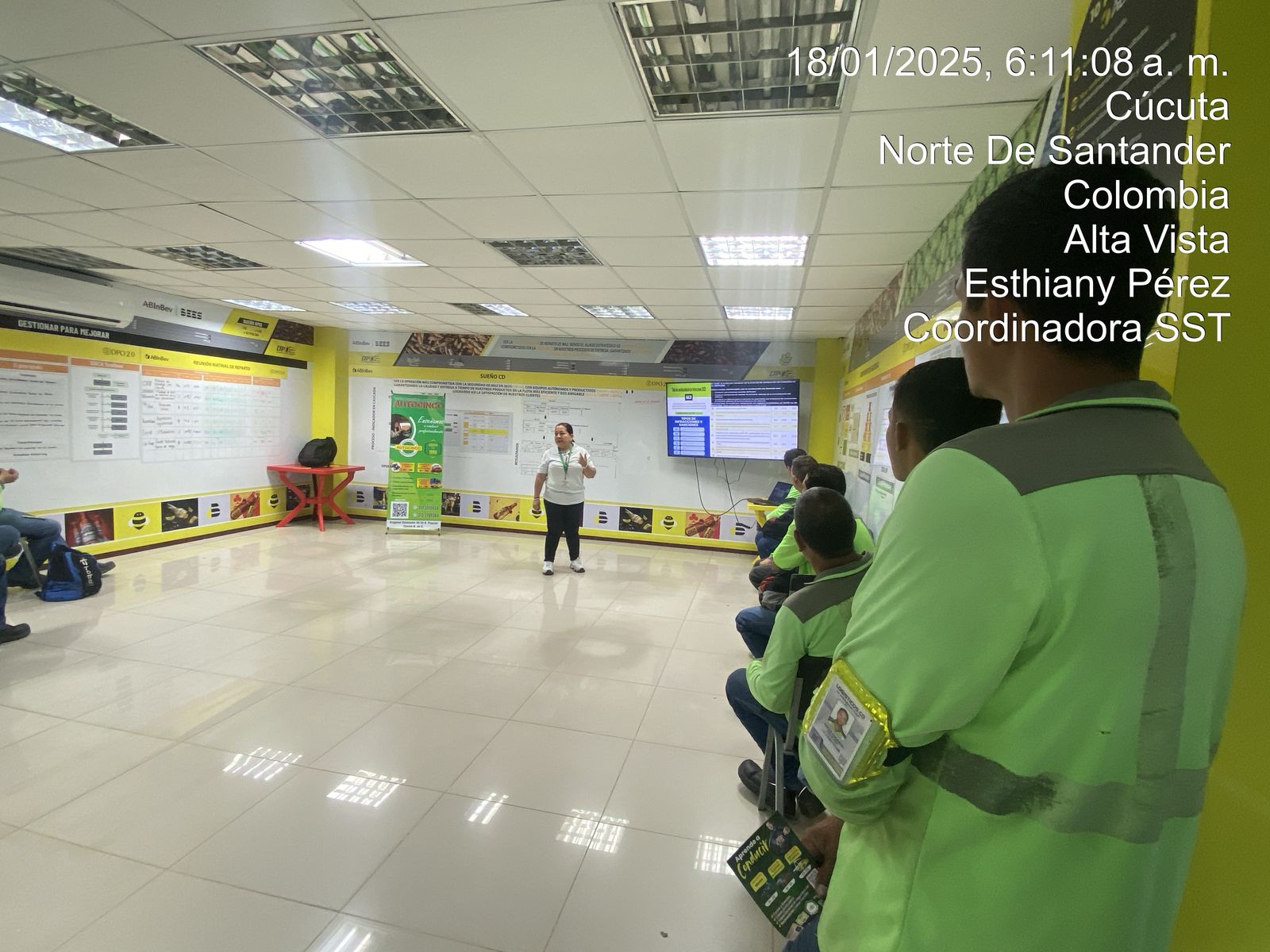 Evidencia de capacitación