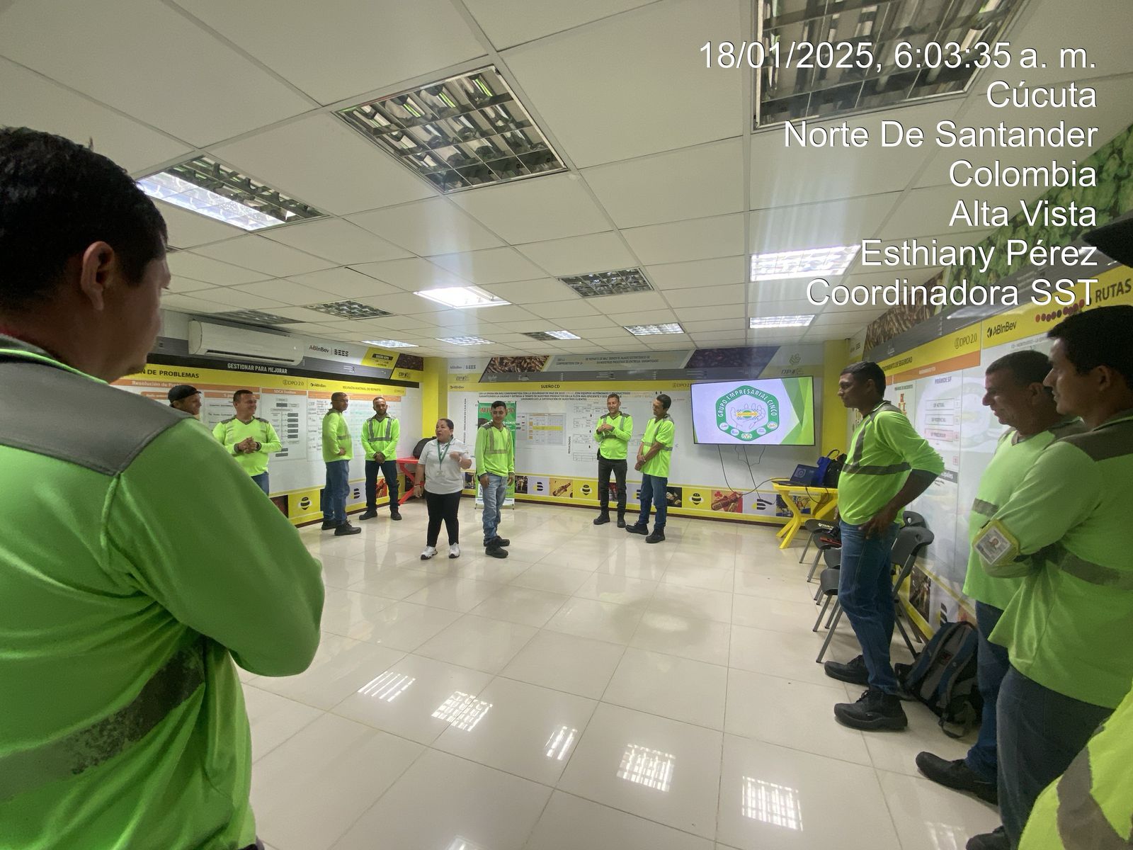 Evidencia de capacitación