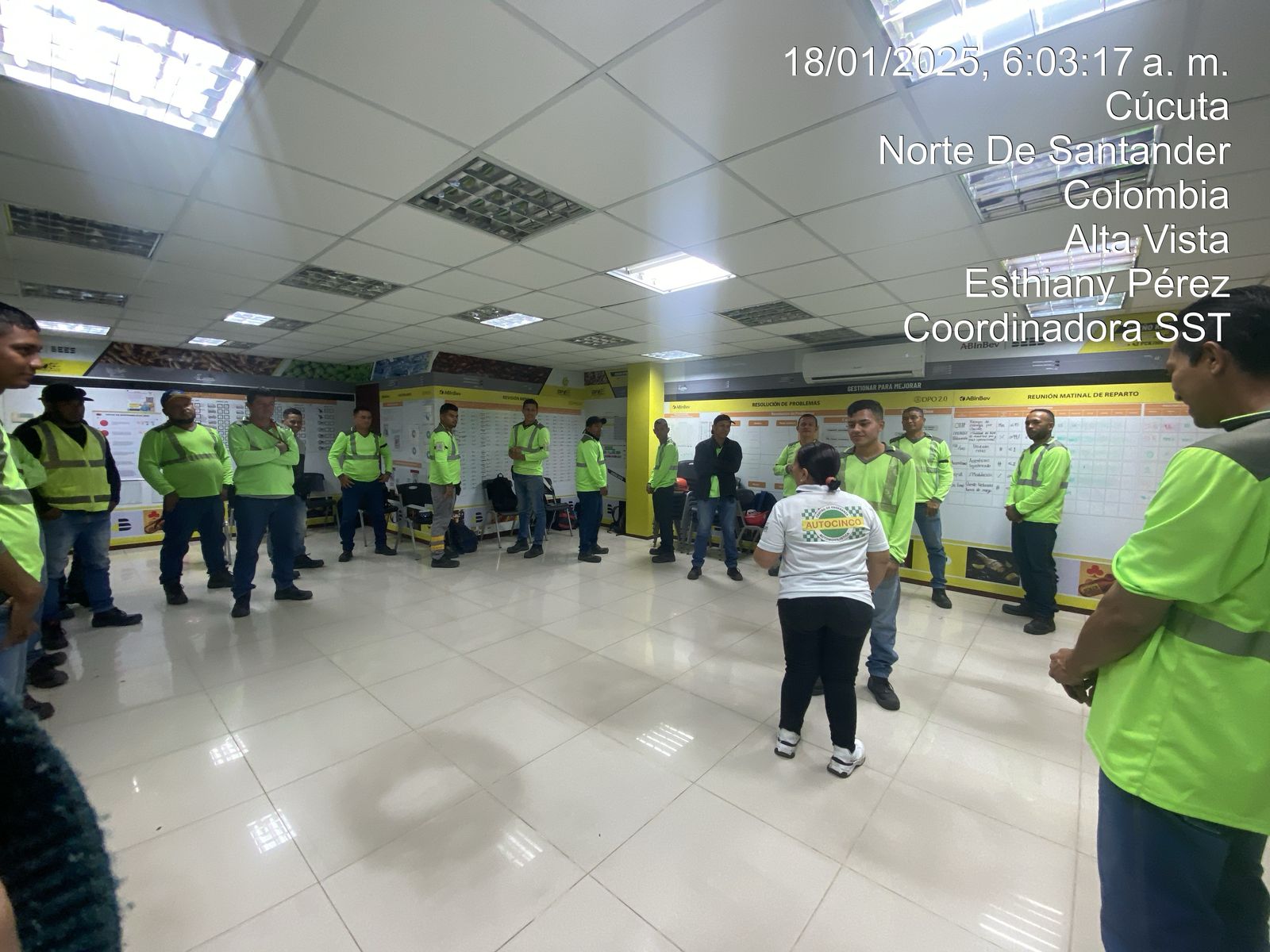 Evidencia de capacitación