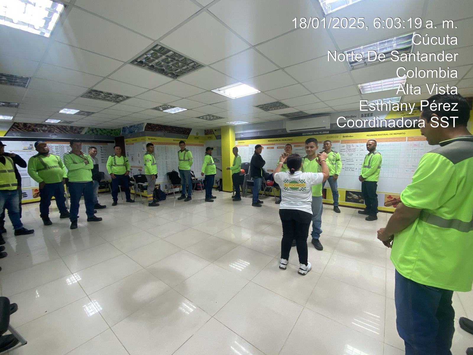 Evidencia de capacitación