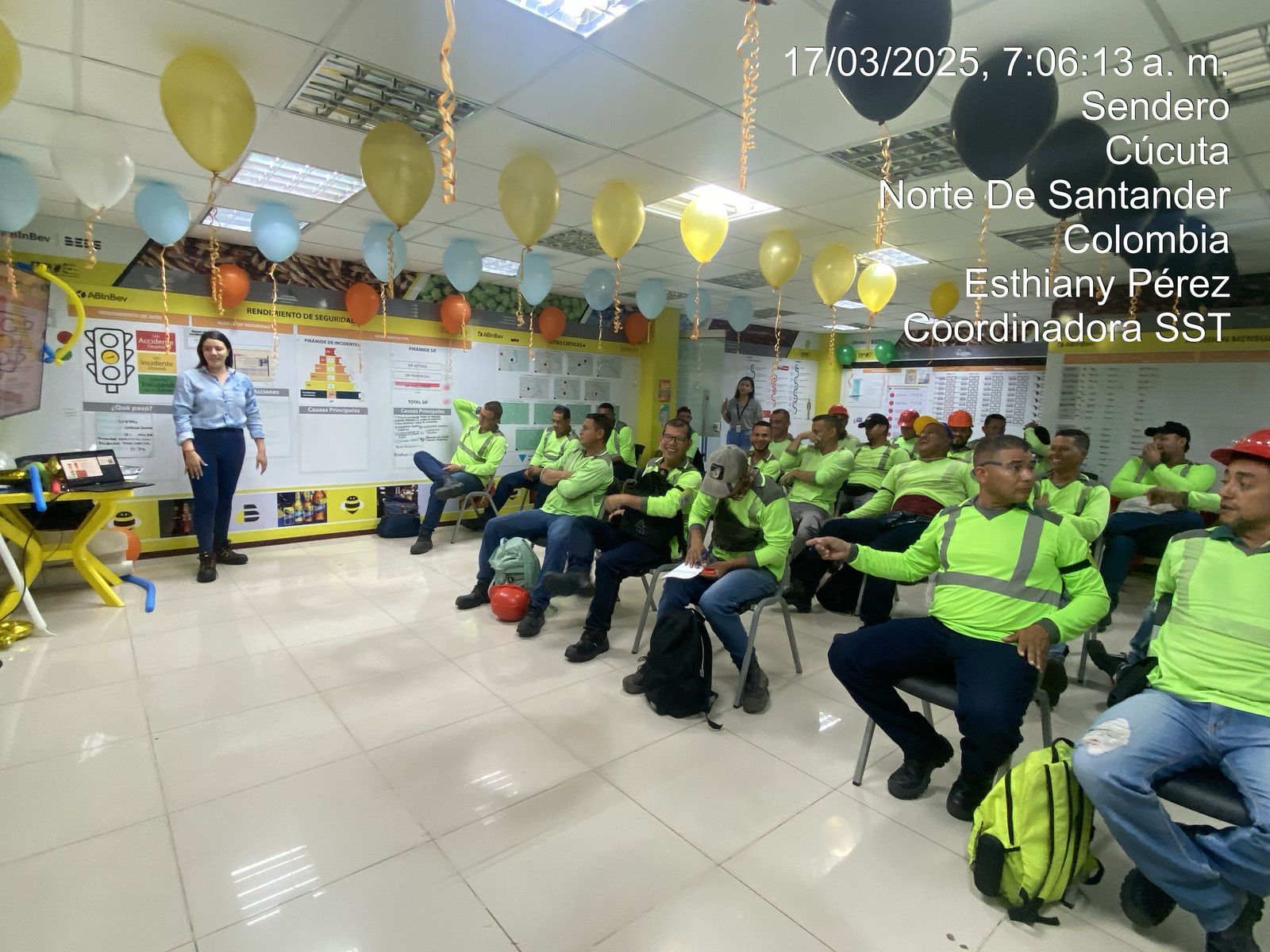 Evidencia de capacitación