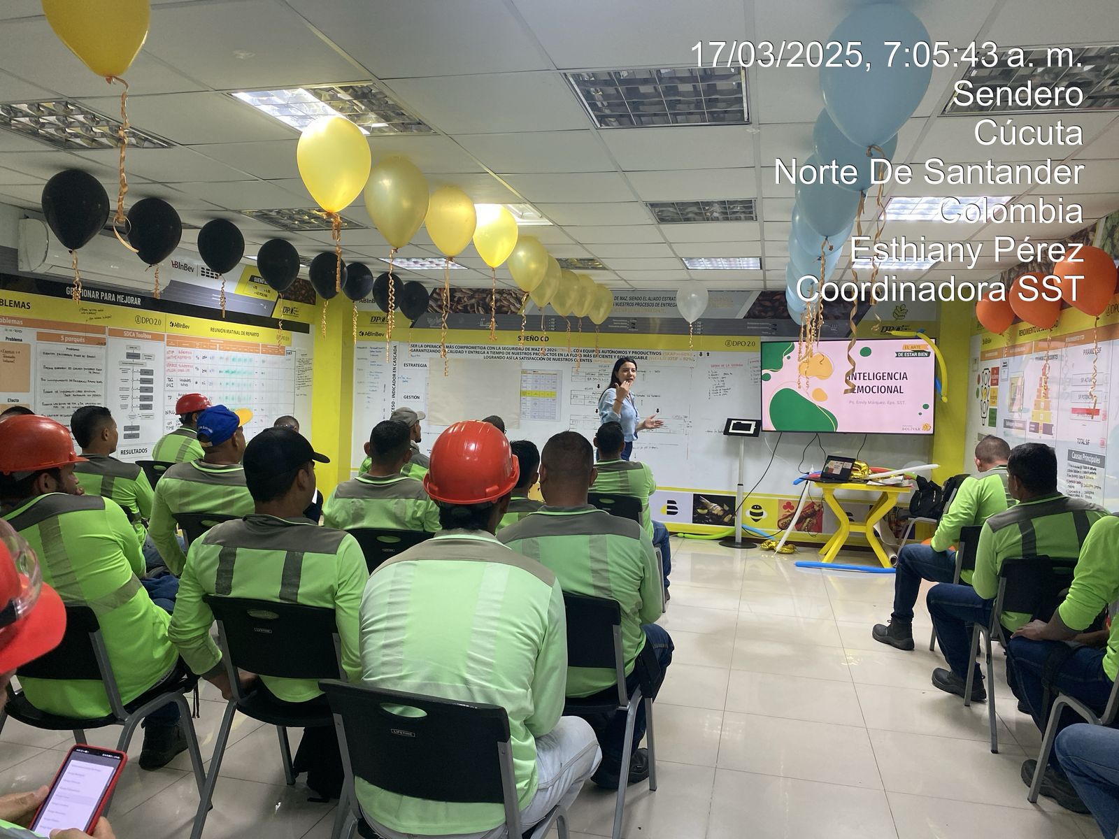 Evidencia de capacitación