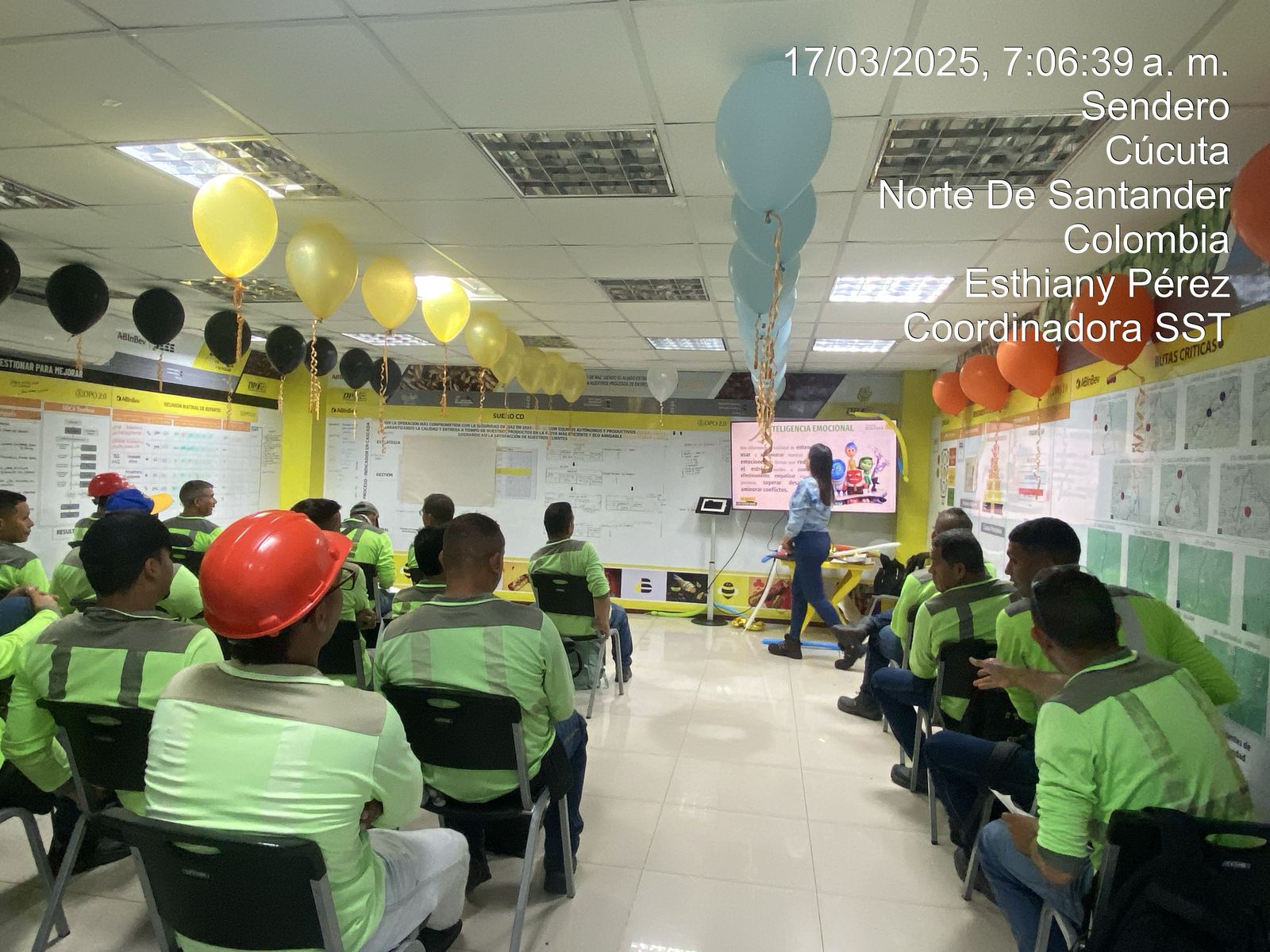 Evidencia de capacitación