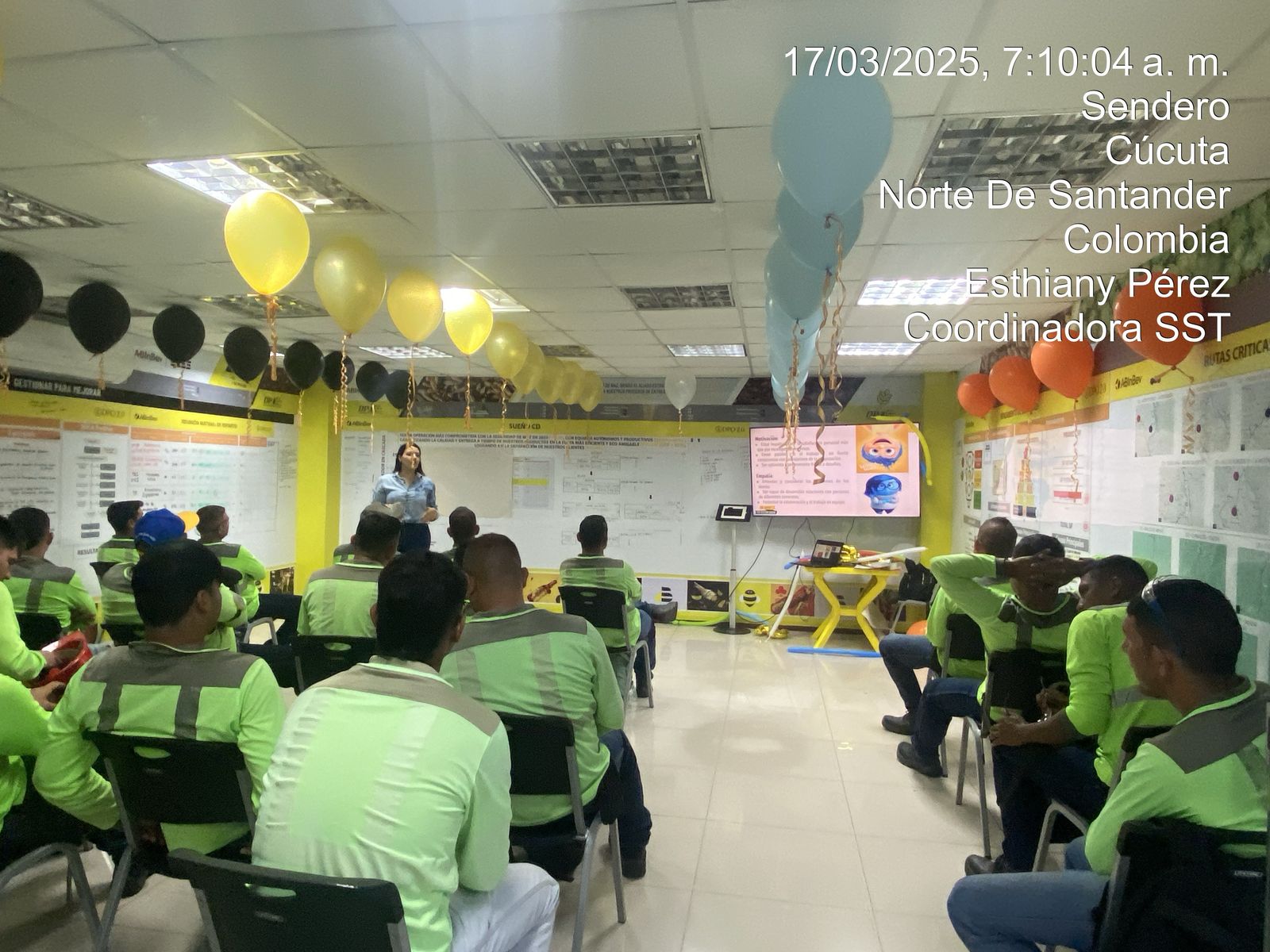 Evidencia de capacitación