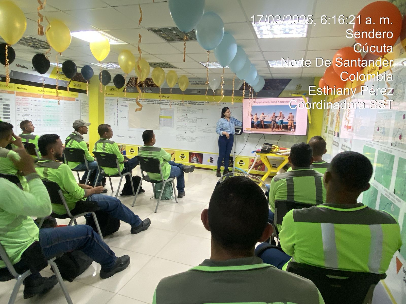 Evidencia de capacitación