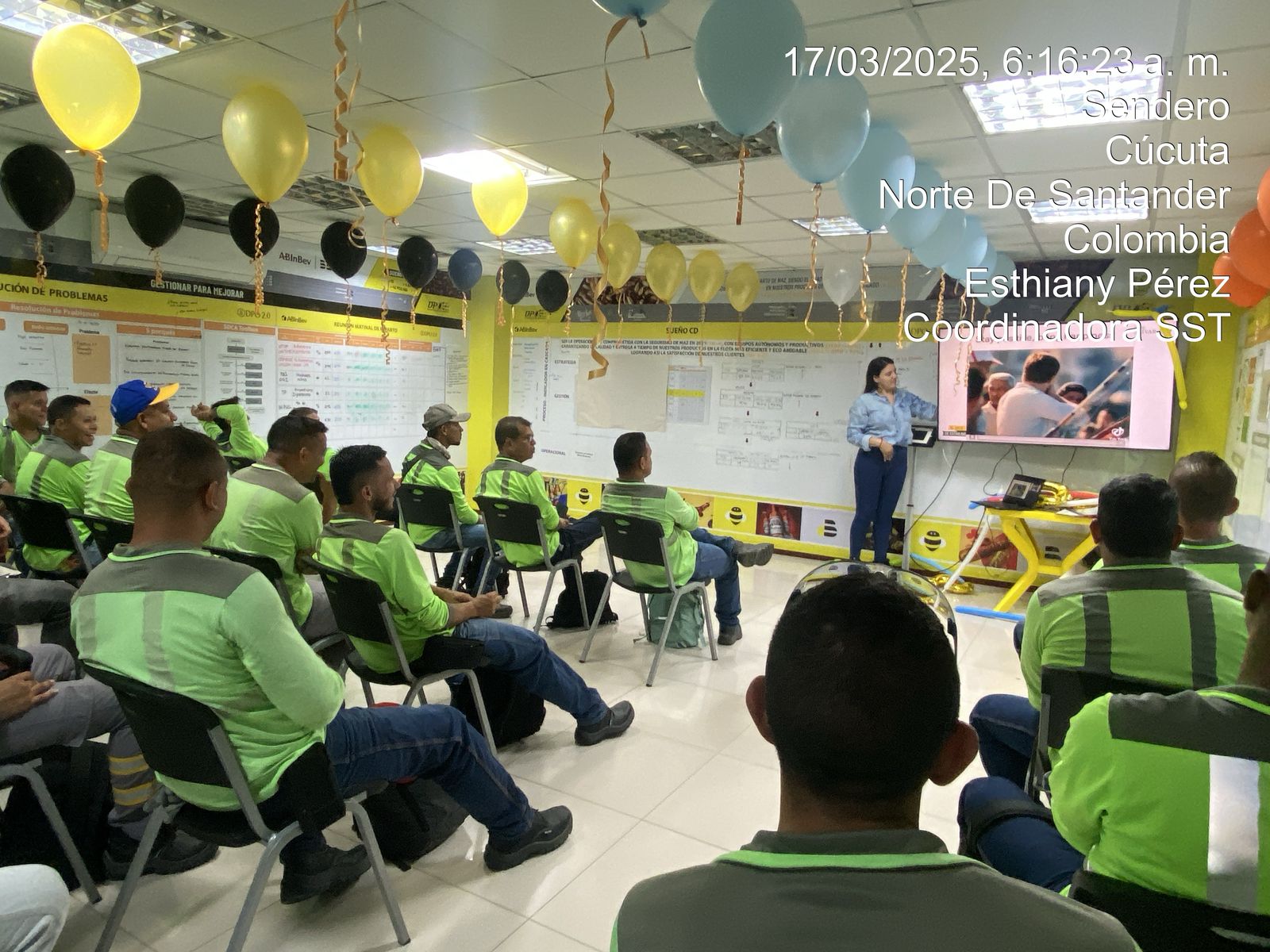 Evidencia de capacitación